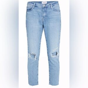 FRAME Le Garçon Crop Cebu Rips size 30